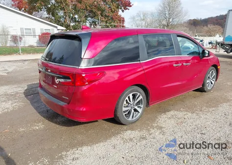 2022 Honda Odyssey Touring from USA, damaged, VIN 5FNRL6H85NB042295